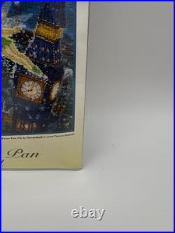 Vtg Disney Dreams Thomas Kinkade Tinker Bell Peter Pan Cross Stitch Kit 52502