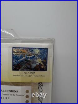 Vtg Disney Dreams Thomas Kinkade Tinker Bell Peter Pan Cross Stitch Kit 52502