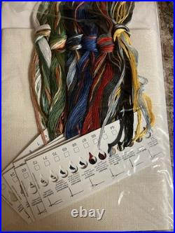 Vtg Eva Rosenstand Bellpull Family Names counted Cross Stitch Kit13-356