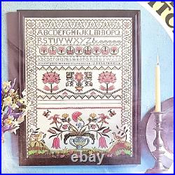 Vtg Paragon 0860 Needlecraft Museum Inspired Sampler Cross Stitch Kit New