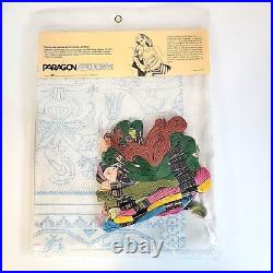 Vtg Paragon 0860 Needlecraft Museum Inspired Sampler Cross Stitch Kit New