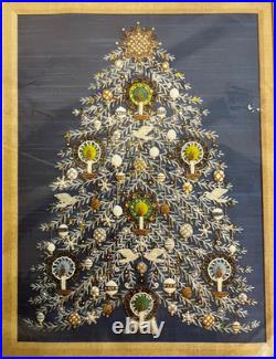 Vtg Tree of Peace Paragon Needlecraft Kit #6429 Embellished Christmas NOS 1978