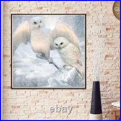 White Owl Diamond Painting Beautiful Embroidery Design Portrait Wall Decorations