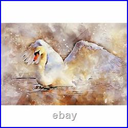 White Swan Abstract Diamond Painting Design Beautiful Portrait House Decorations