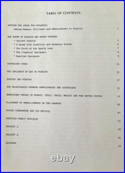 Wilanna Bristow Haute Couture Fashion Embroidery Kit Two Designs 71 Pages