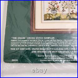 Williamsburg Elsa Williams The Chase Sampler Counted Cross Stitch Kit 29635