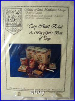 Willing Hands TOY CHEST ETUI Counted Cross Stitch KIT Betsy Morgan Willing Hands TOY CHEST ETUI Counted Cross Stitch KIT Betsy Morgan