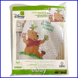 Winnie the Pooh Fluttering Friends Baby Quilt Cross Stitch Kit Disney Sealed NEW
