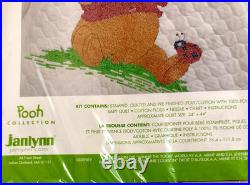 Winnie the Pooh Fluttering Friends Baby Quilt Cross Stitch Kit Disney Sealed NEW