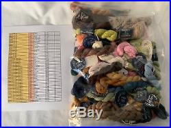 Winterthur Tree of Life Needlepoint Kit Unstitched Canvas, Threads, Stitch Guide