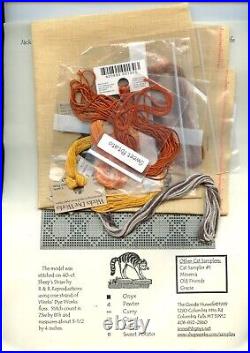 With threads Linen Kitted Cross Stitch Goode Huswife Jack Halloween Cat UNUSED