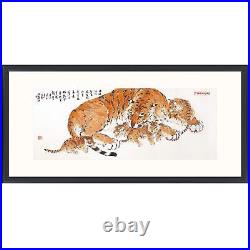 Xiu Crafts Counted Cross Stitch Kit Five tigers 2031602 23'' x 48'' Ori