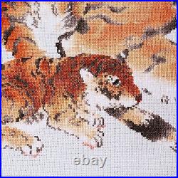 Xiu Crafts Counted Cross Stitch Kit Five tigers 2031602 23'' x 48'' Ori