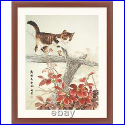 Xiu Crafts Counted Cross Stitch Kit Kitty in Branch 2032302 30'' x 24''