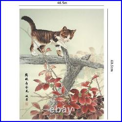 Xiu Crafts Counted Cross Stitch Kit Kitty in Branch 2032302 30'' x 24''