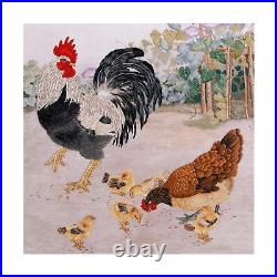 Xiu Crafts Counted Cross Stitch Kit The Harmonious Chicken Family 2030805